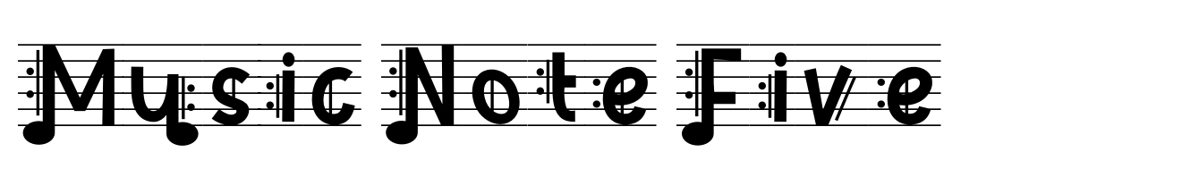 Music Note Five